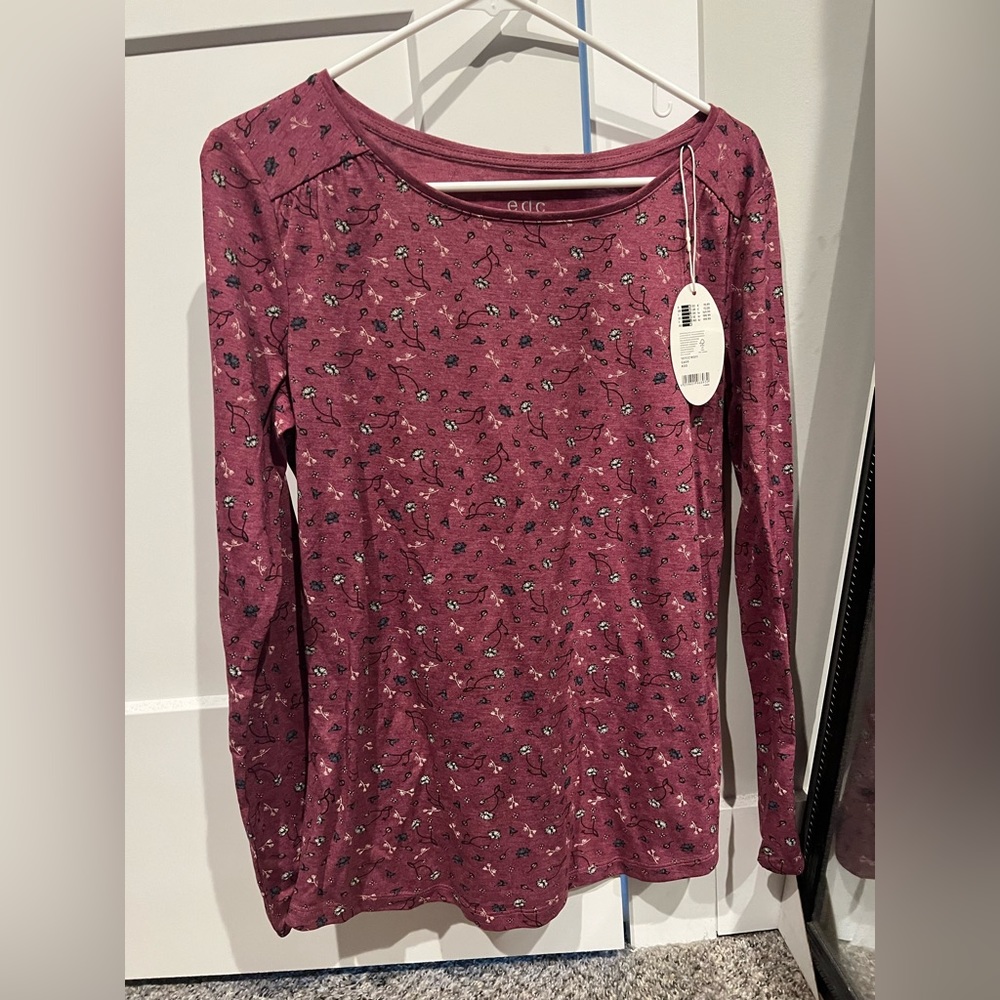 EDC long sleeve fall floral tee. BNWT